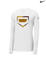 Graham HS Girls Softball Plate - Mens Nike Longsleeve