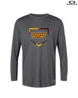 Graham HS Girls Softball Plate - Mens Oakley Longsleeve