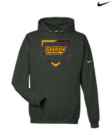 Graham HS Girls Softball Plate - Nike Club Fleece Hoodie