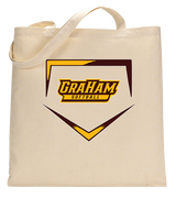 Graham HS Girls Softball Plate - Tote