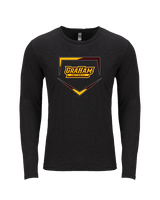 Graham HS Girls Softball Plate - Tri-Blend Long Sleeve
