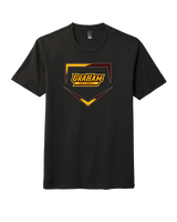 Graham HS Girls Softball Plate - Tri-Blend Shirt