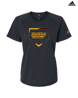 Graham HS Girls Softball Plate - Womens Adidas Performance Shirt