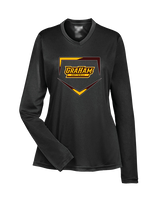 Graham HS Girls Softball Plate - Womens Performance Longsleeve
