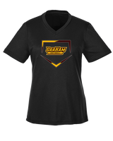 Graham HS Girls Softball Plate - Womens Performance Shirt