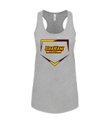 Graham HS Girls Softball Plate - Womens Tank Top