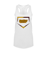 Graham HS Girls Softball Plate - Womens Tank Top