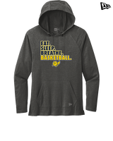 Grand Ledge HS Basketball Eat Sleep - New Era Tri-Blend Hoodie