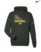 Grand Ledge HS Basketball Eat Sleep - Nike Club Fleece Hoodie