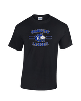 Grandview HS Boys Lacrosse Curve - Cotton T-Shirt