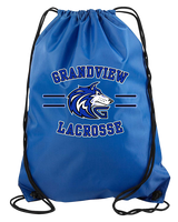 Grandview HS Boys Lacrosse Curve - Drawstring Bag