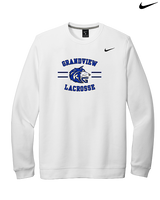 Grandview HS Boys Lacrosse Curve - Mens Nike Crewneck