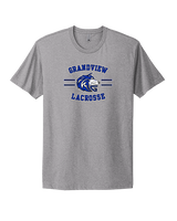 Grandview HS Boys Lacrosse Curve - Mens Select Cotton T-Shirt