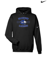 Grandview HS Boys Lacrosse Curve - Nike Club Fleece Hoodie