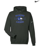 Grandview HS Boys Lacrosse Curve - Nike Club Fleece Hoodie