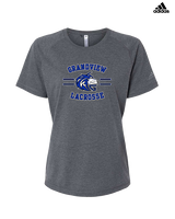 Grandview HS Boys Lacrosse Curve - Womens Adidas Performance Shirt