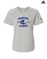 Grandview HS Boys Lacrosse Curve - Womens Adidas Performance Shirt