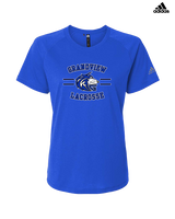 Grandview HS Boys Lacrosse Curve - Womens Adidas Performance Shirt