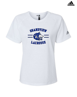 Grandview HS Boys Lacrosse Curve - Womens Adidas Performance Shirt