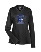 Grandview HS Boys Lacrosse Curve - Womens Performance Longsleeve