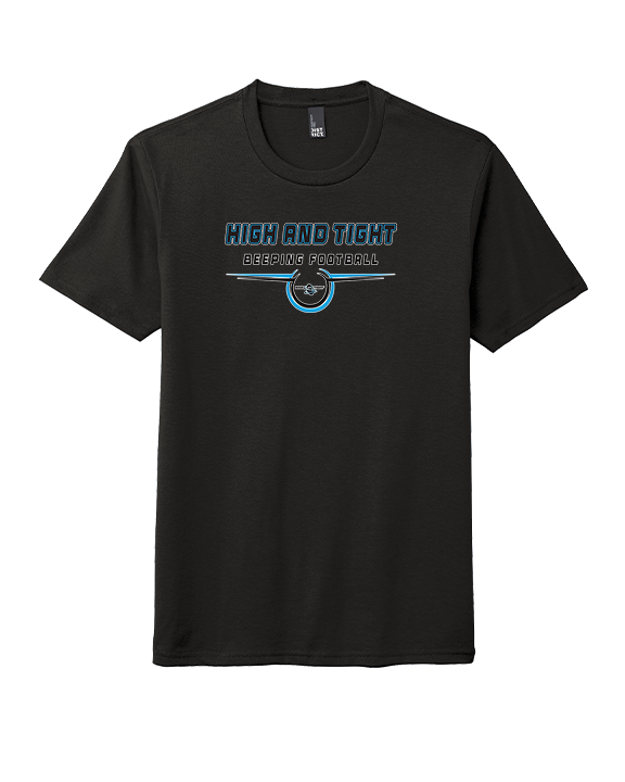 HIGHandTIGHT Football Design - Tri-Blend Shirt