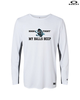 HIGHandTIGHT Football My Balls Beep - Mens Oakley Longsleeve