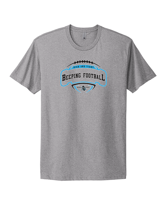 HIGHandTIGHT Football Toss - Mens Select Cotton T-Shirt