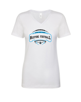 HIGHandTIGHT Football Toss - Womens Vneck