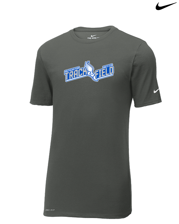Hamilton Southeastern HS Track & Field Custom - Mens Nike Cotton Poly Tee