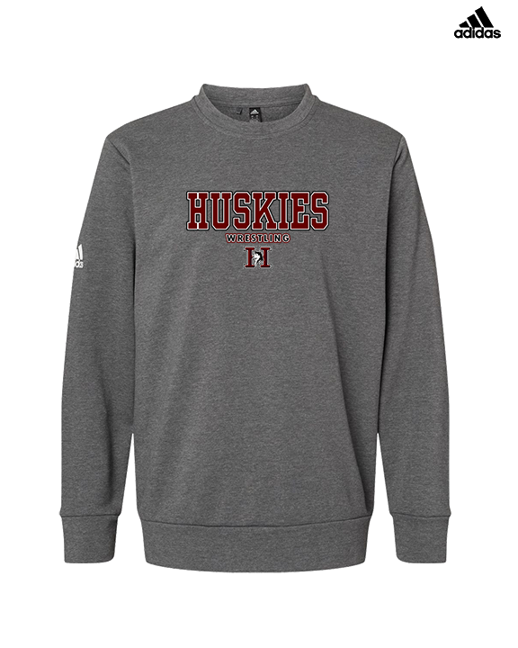Hamilton HS Wrestling Block - Mens Adidas Crewneck