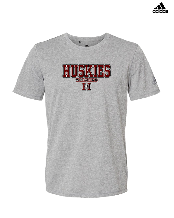 Hamilton HS Wrestling Block - Mens Adidas Performance Shirt