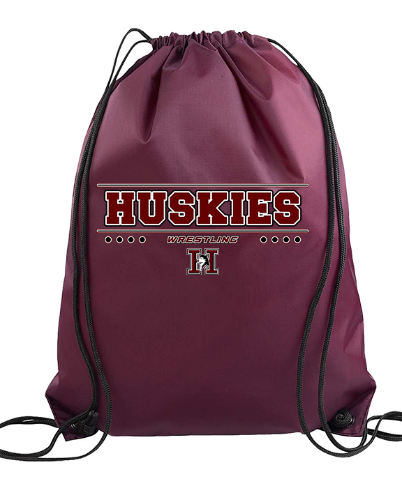 Hamilton HS Wrestling Border - Drawstring Bag
