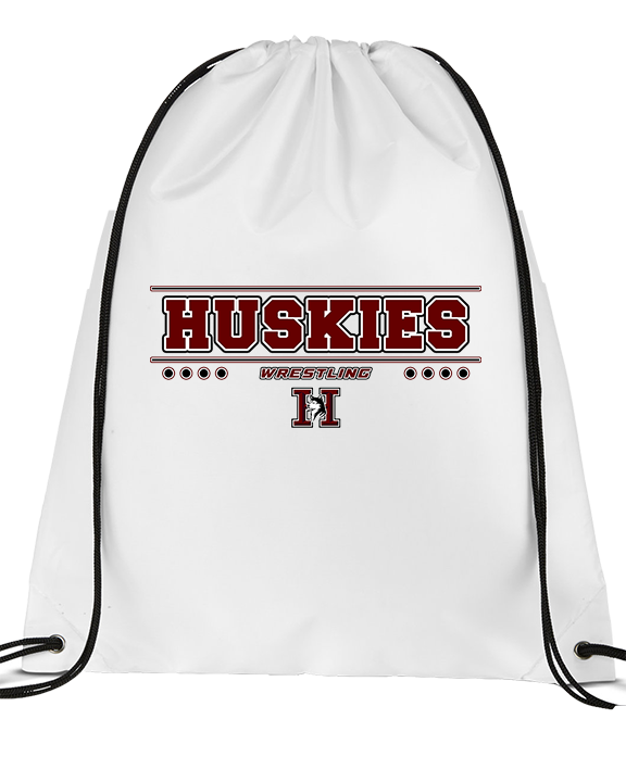Hamilton HS Wrestling Border - Drawstring Bag