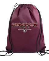 Hamilton HS Wrestling Design - Drawstring Bag