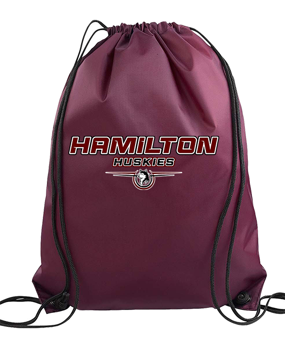 Hamilton HS Wrestling Design - Drawstring Bag