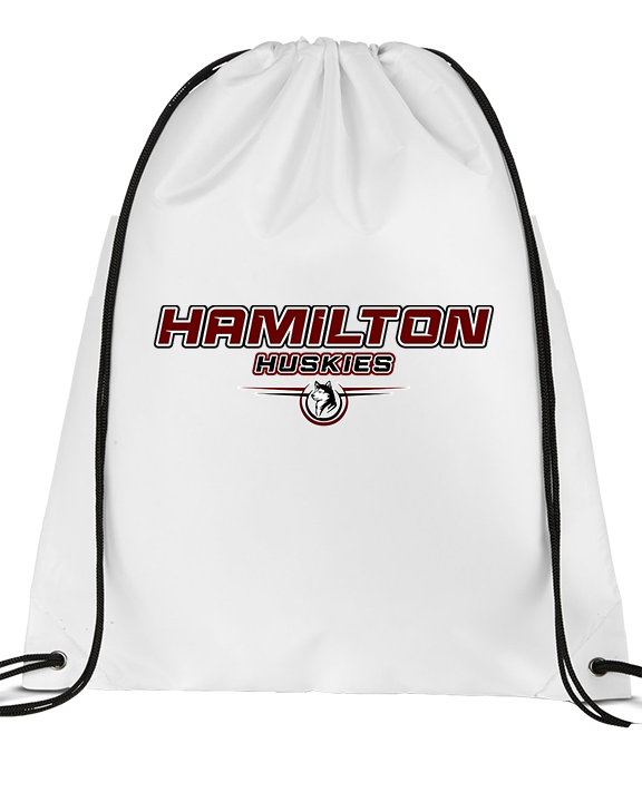 Hamilton HS Wrestling Design - Drawstring Bag