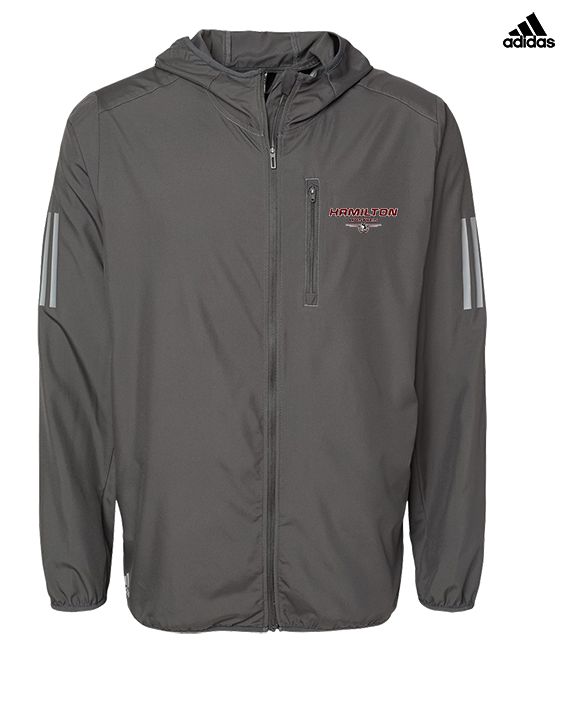 Hamilton HS Wrestling Design - Mens Adidas Full Zip Jacket