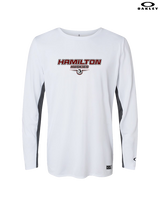 Hamilton HS Wrestling Design - Mens Oakley Longsleeve