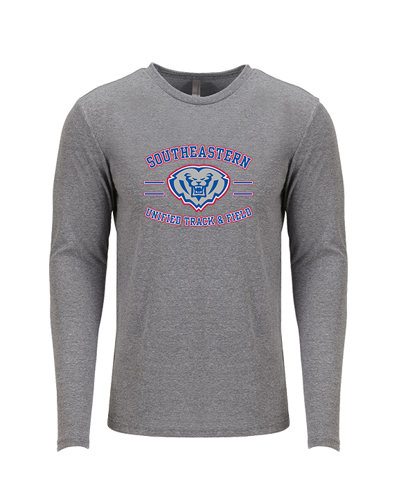 Hamilton Southeastern HS Track & Field Curve 2 - Tri-Blend Long Sleeve