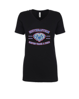 Hamilton Southeastern HS Track & Field Curve 2 - Womens Vneck