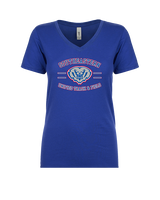 Hamilton Southeastern HS Track & Field Curve 2 - Womens Vneck