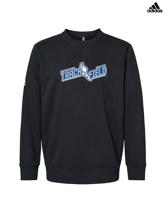 Hamilton Southeastern HS Track & Field Custom Logo - Mens Adidas Crewneck