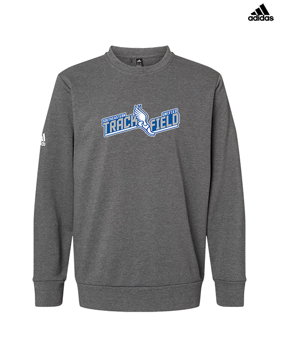 Hamilton Southeastern HS Track & Field Custom Logo - Mens Adidas Crewneck