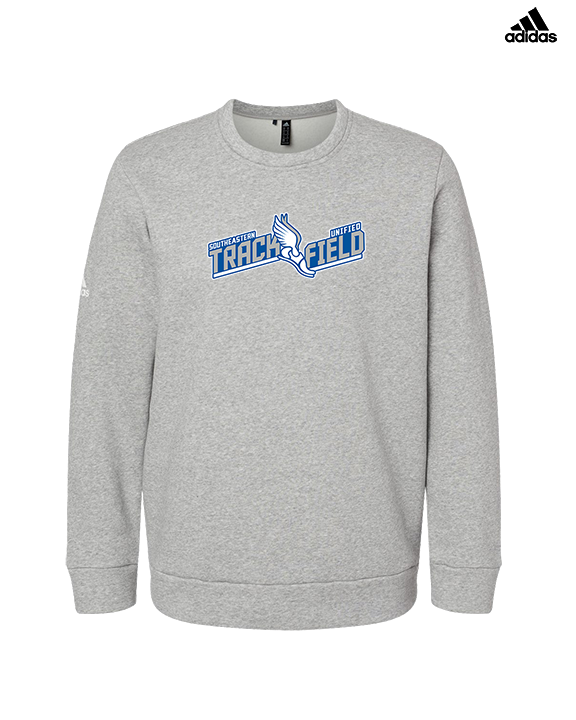 Hamilton Southeastern HS Track & Field Custom Logo - Mens Adidas Crewneck