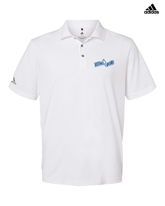 Hamilton Southeastern HS Track & Field Custom Logo - Mens Adidas Polo