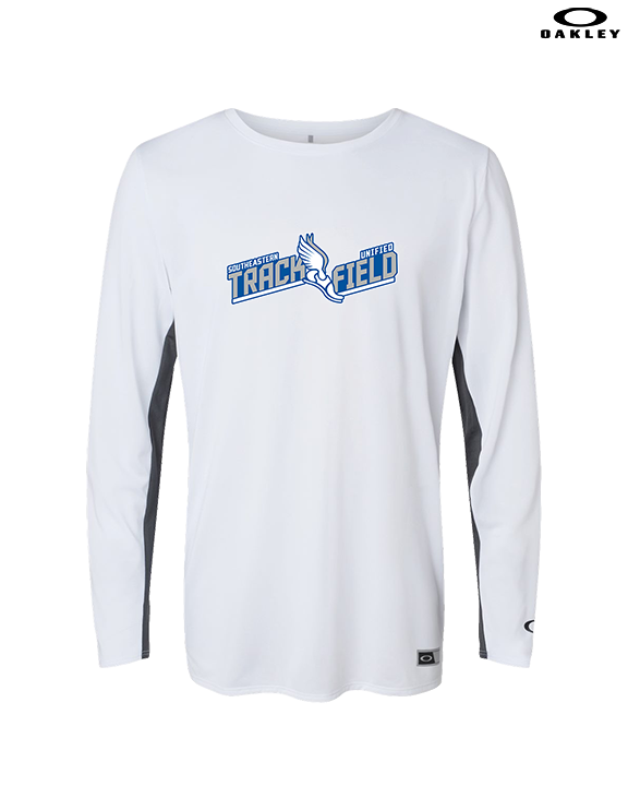 Hamilton Southeastern HS Track & Field Custom Logo - Mens Oakley Longsleeve