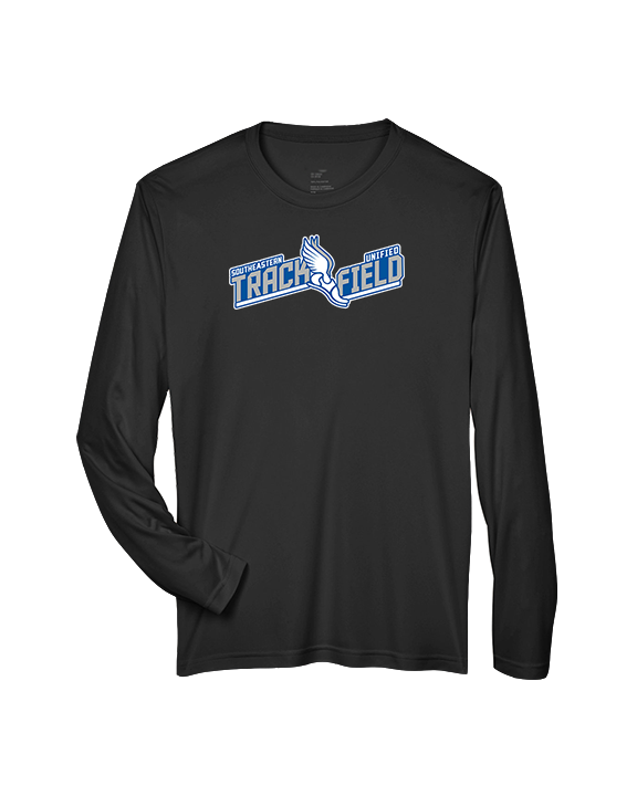 Hamilton Southeastern HS Track & Field Custom Logo - Performance Longsleeve