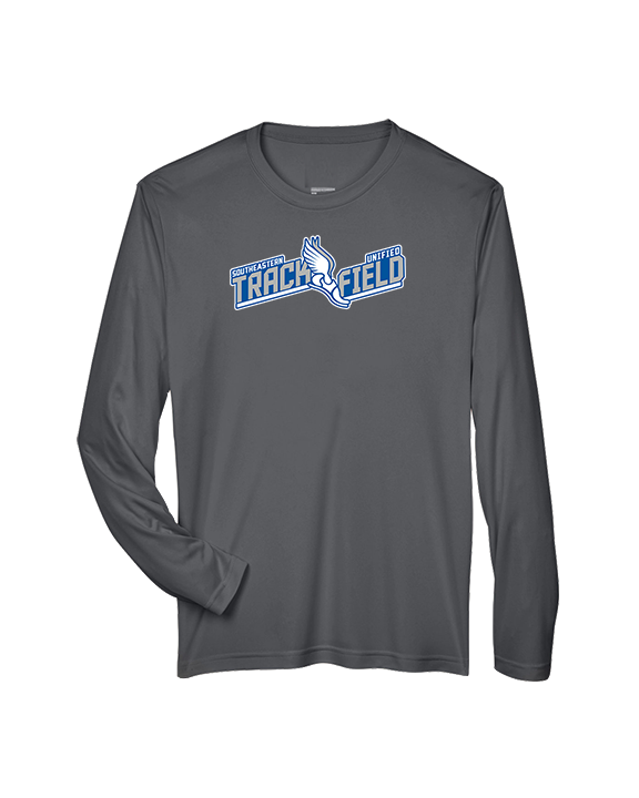 Hamilton Southeastern HS Track & Field Custom Logo - Performance Longsleeve