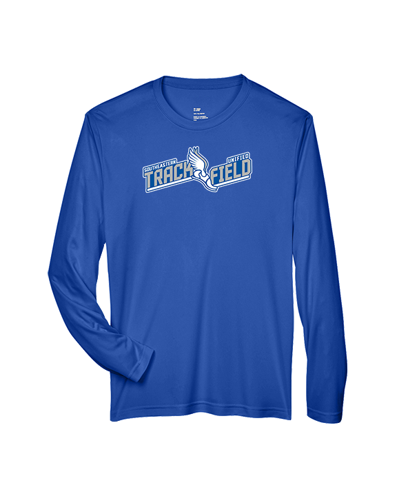 Hamilton Southeastern HS Track & Field Custom Logo - Performance Longsleeve