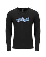 Hamilton Southeastern HS Track & Field Custom Logo - Tri-Blend Long Sleeve